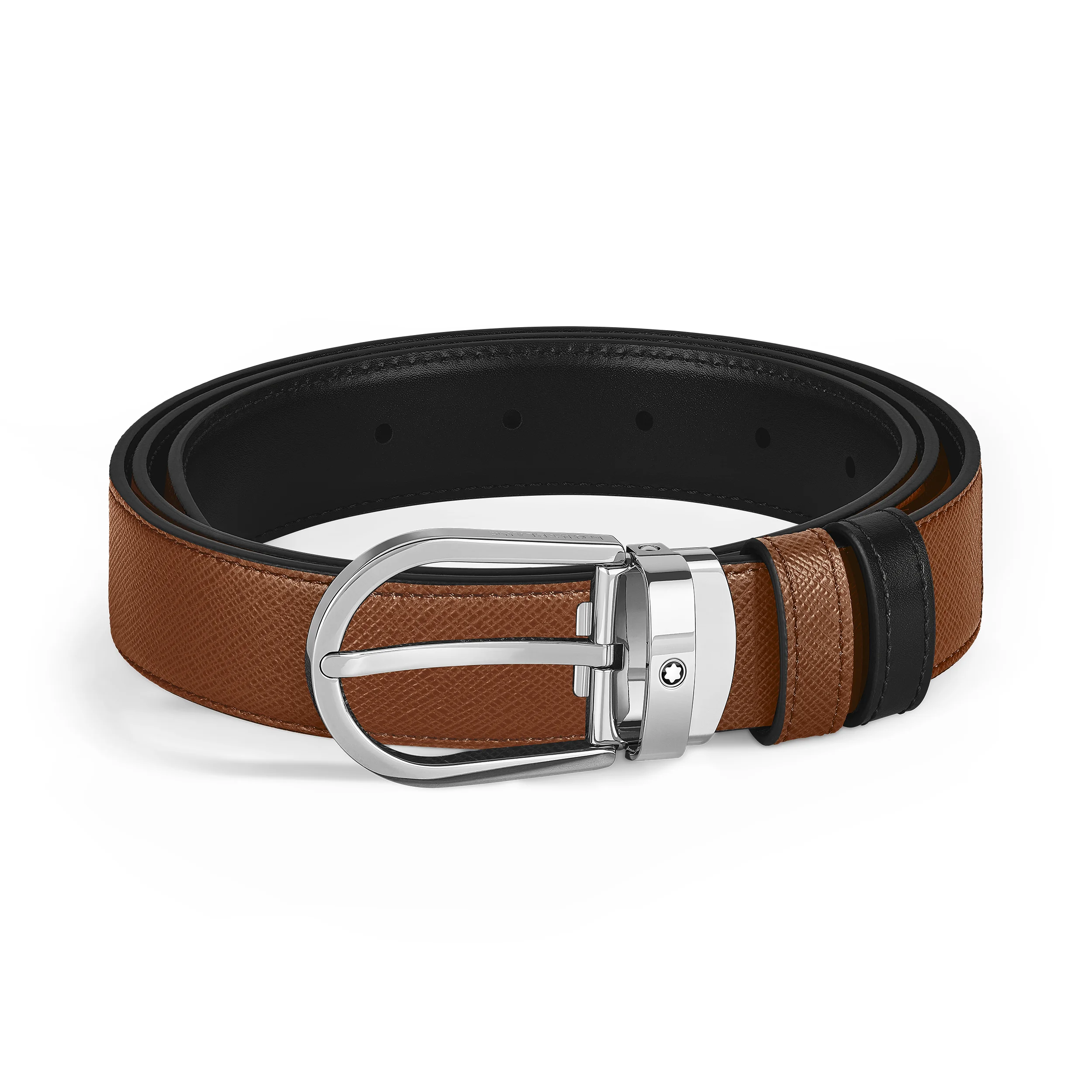 HORSESHOE 30 MM REVERSIBLE BELT IN SARTORIAL LEATHER - 1
