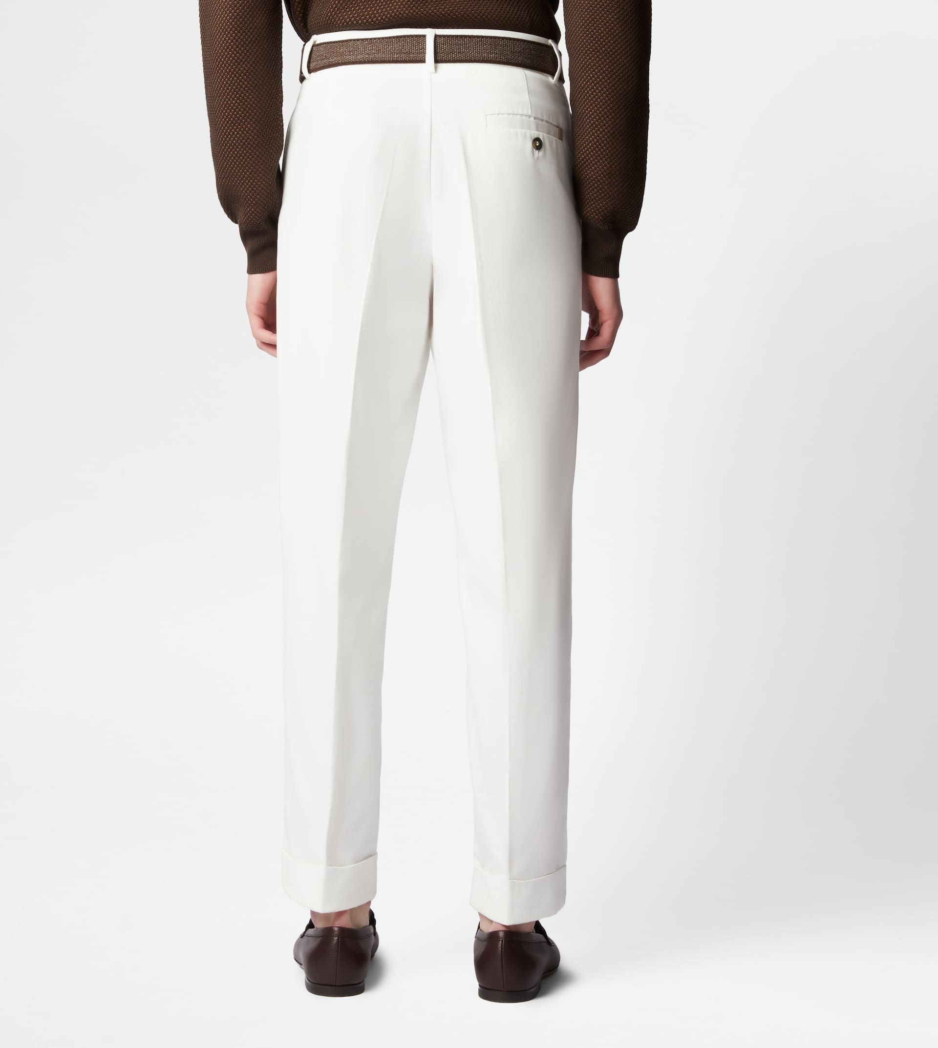 PANTS WITH DARTS - WHITE - 7