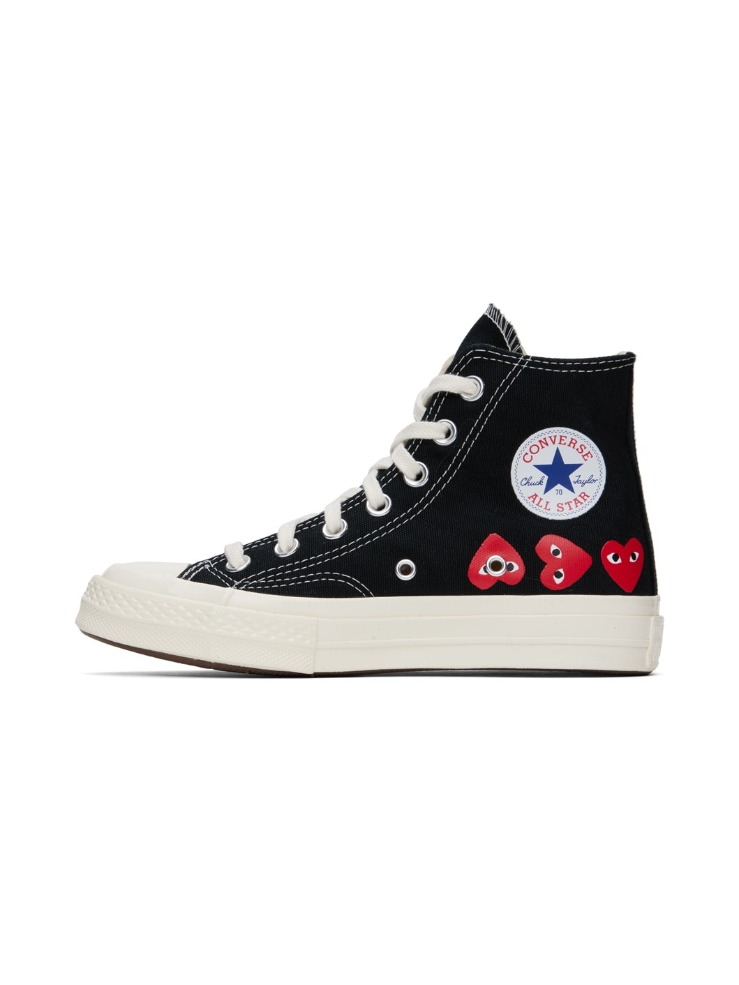 Black Converse Edition Chuck 70 Multi Heart Sneakers - 3