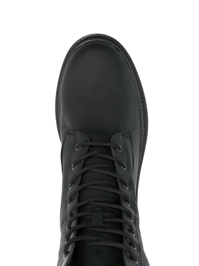 logo-embossed ankle boots 4