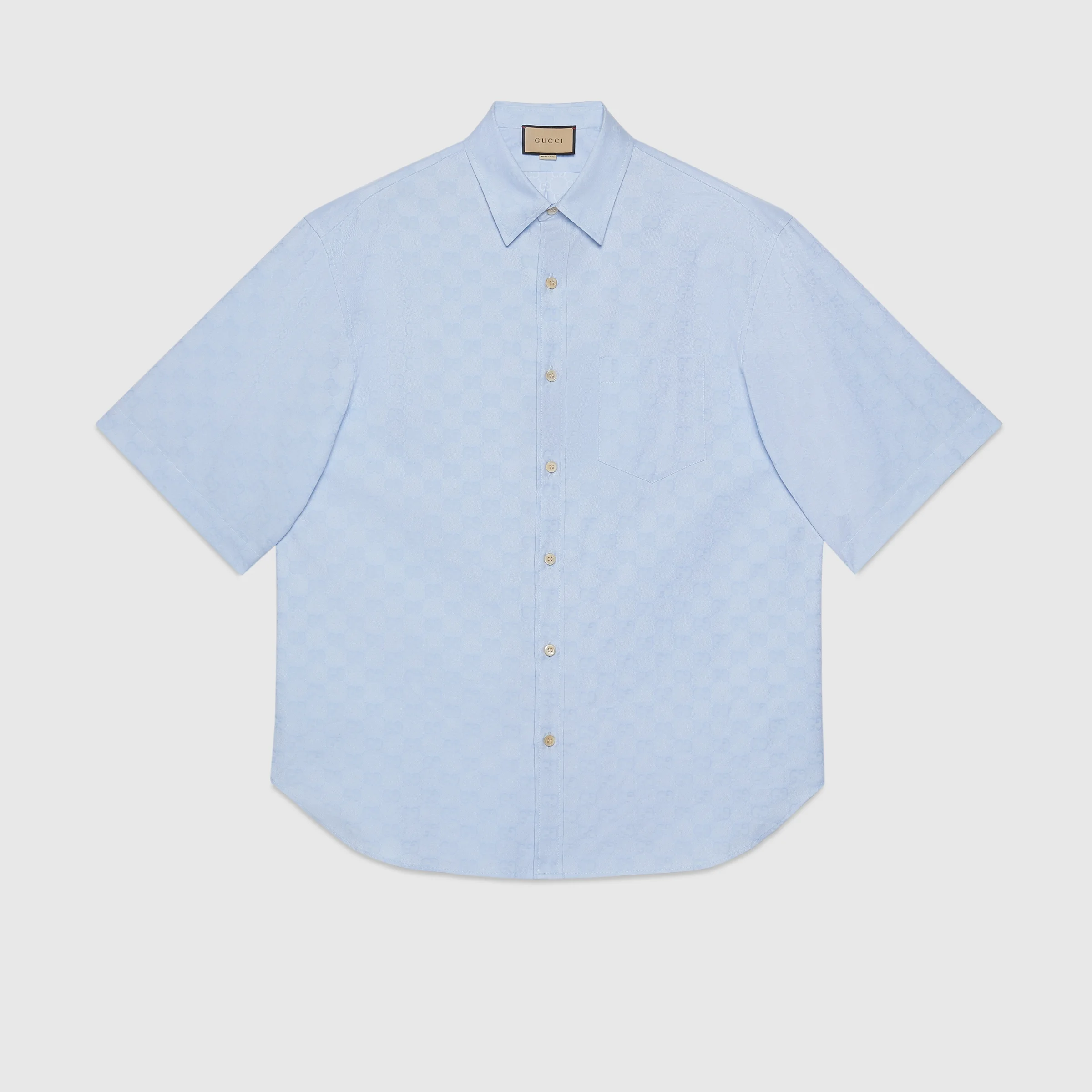 GG Supreme Oxford cotton shirt - 1
