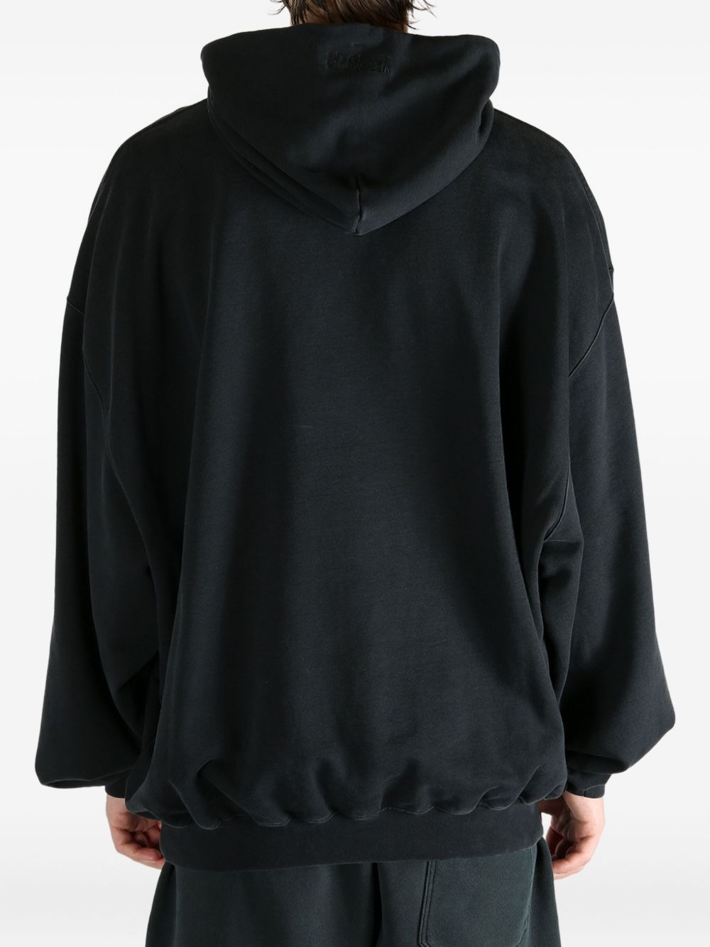 graphic-print cotton-blend hoodie - 4