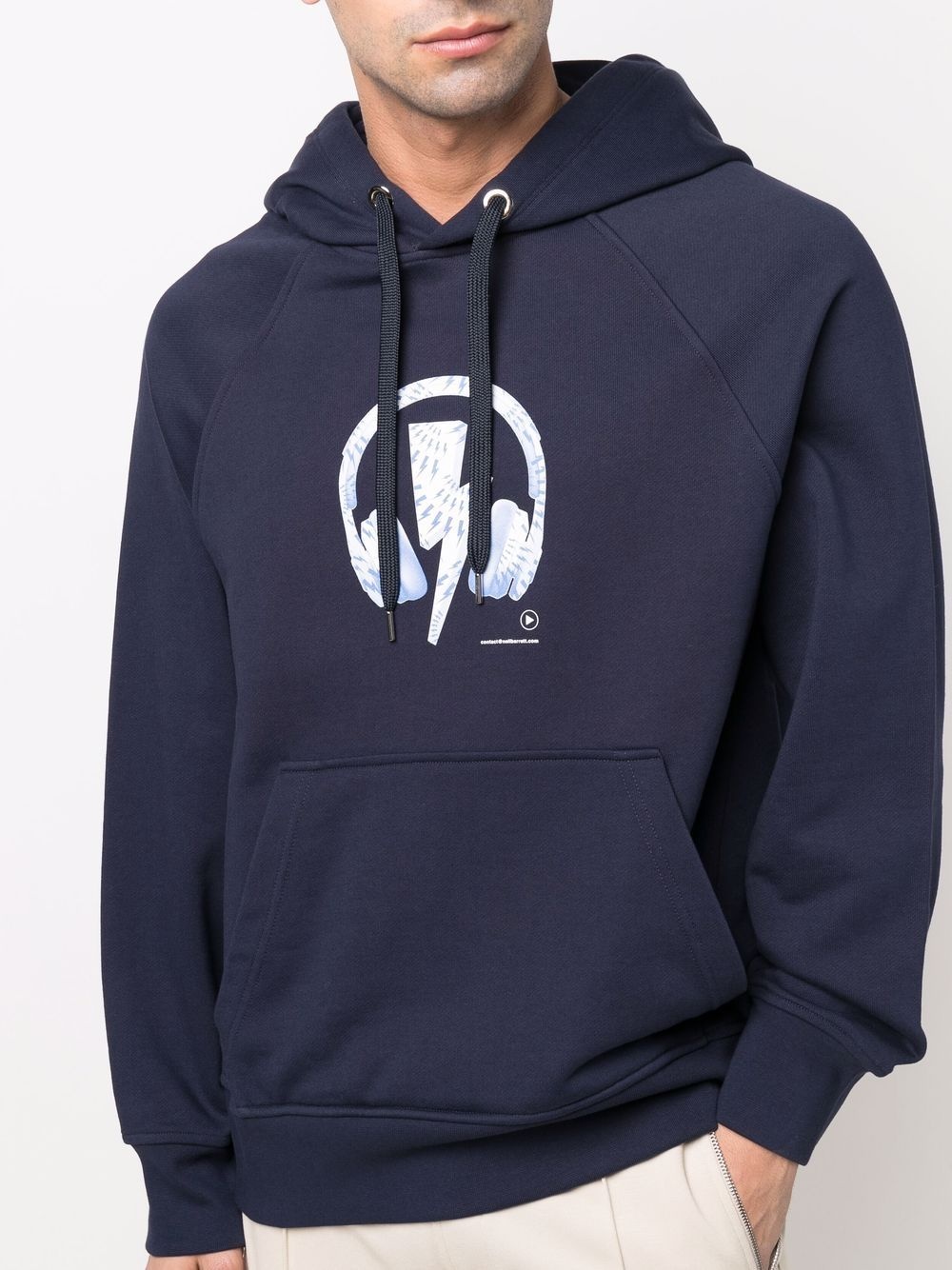 D.J. Bolt printed hoodie - 5