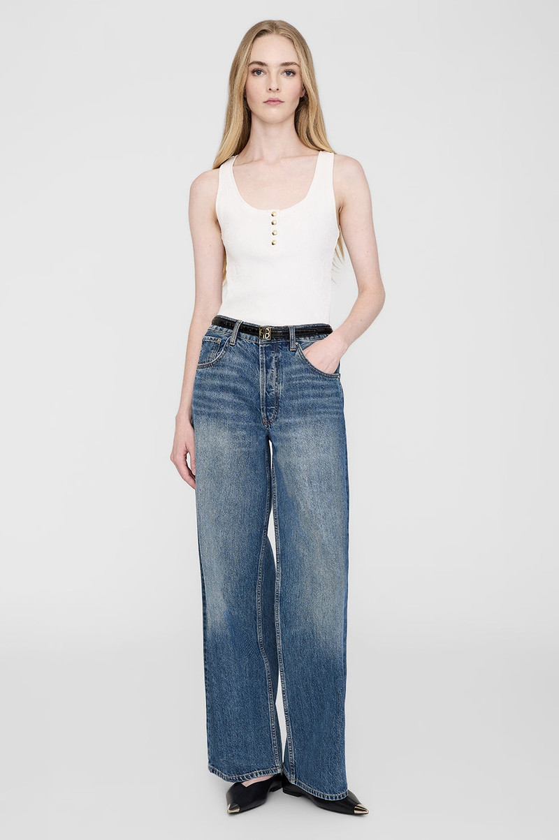 ANINE BING Alessia Tank - Ivory outlook
