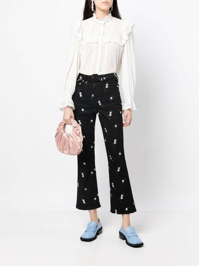 Erdem cropped floral-print trousers outlook