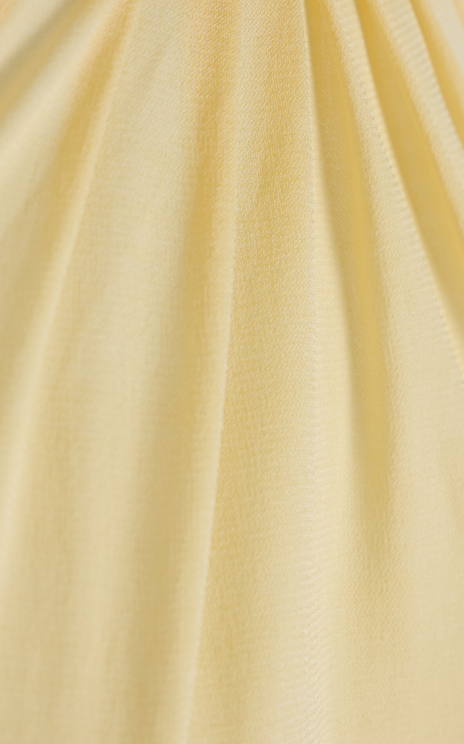 Spikelet Crepe Maxi Dress yellow - 5