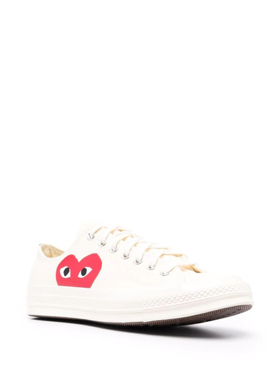 Comme des Garçons PLAY side logo-print sneakers outlook