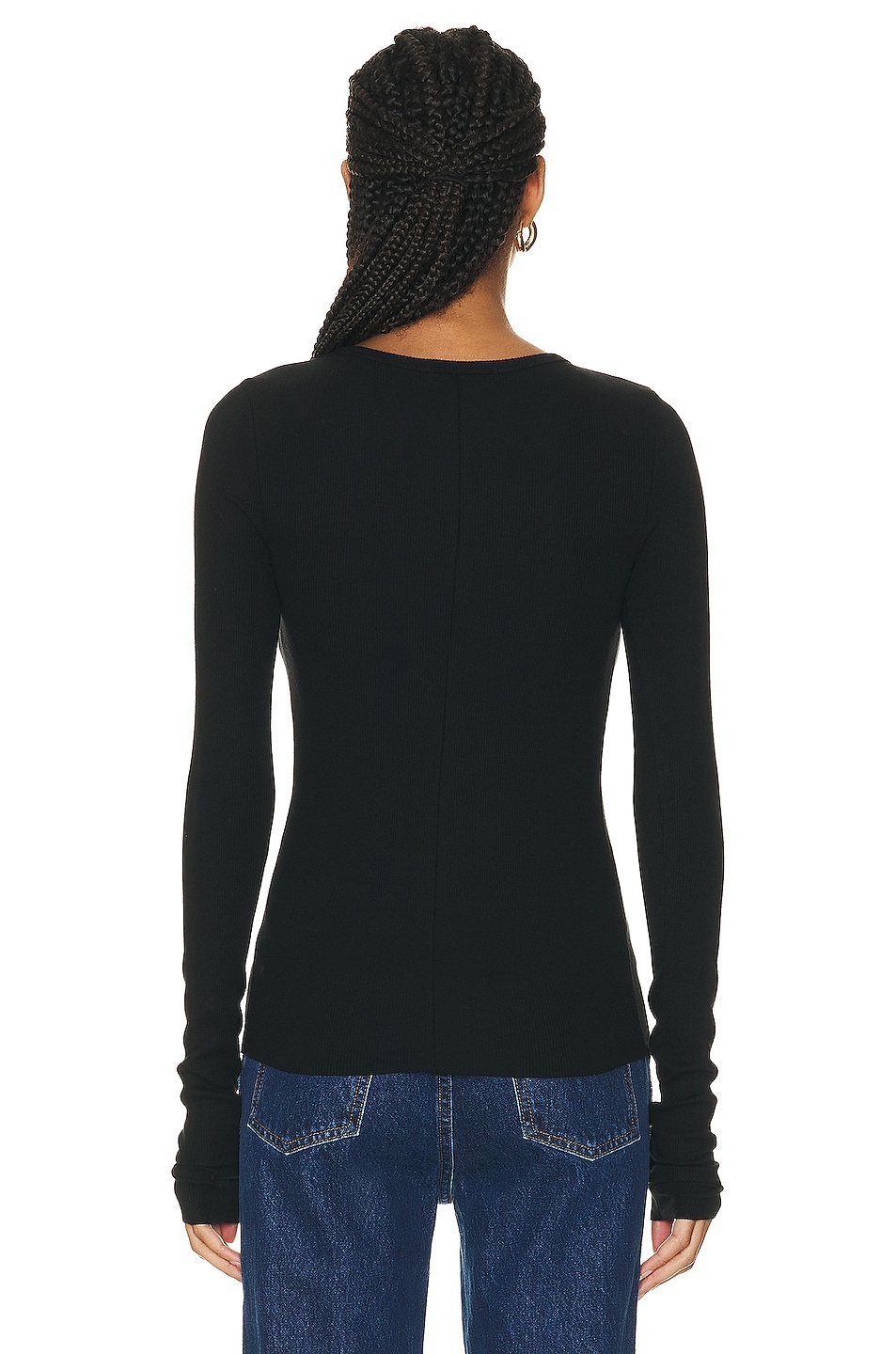 Long Sleeve Fitted Top - 3
