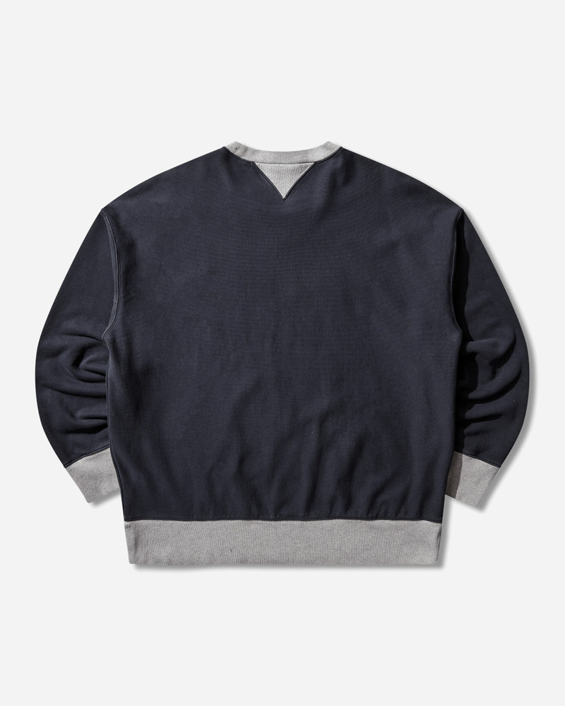 Champion Men's Time Capsule Reverse Wave Crewneck Sweatshirt Dark Blue outlook