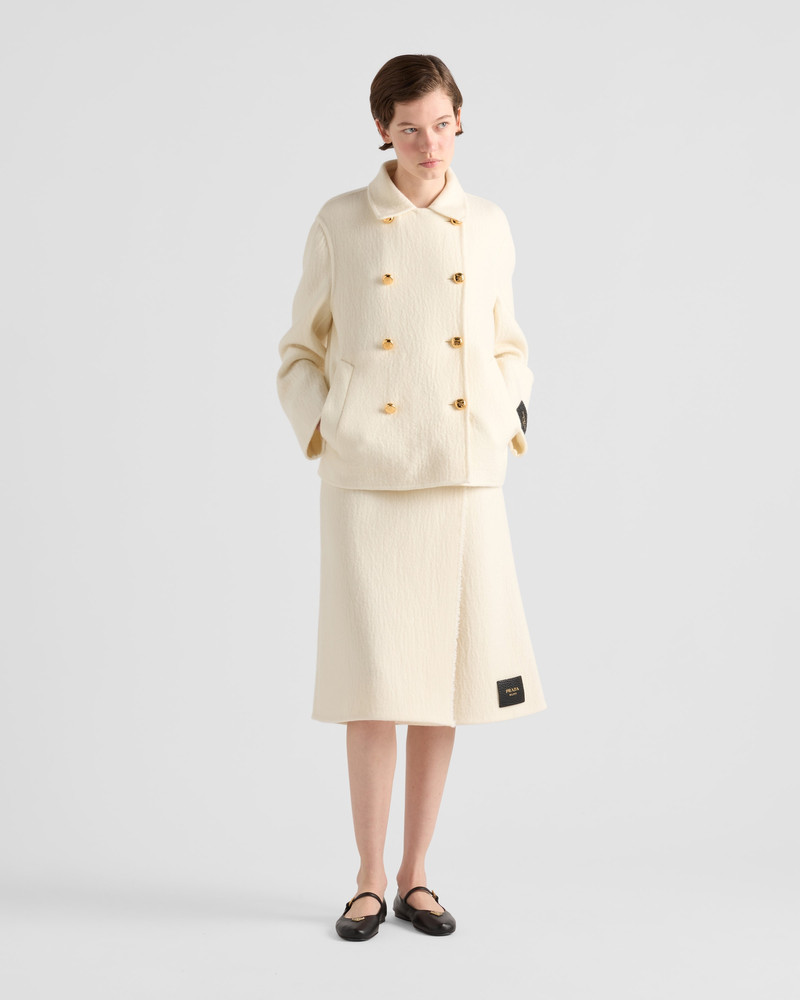 Prada Double-breasted twill jacket outlook