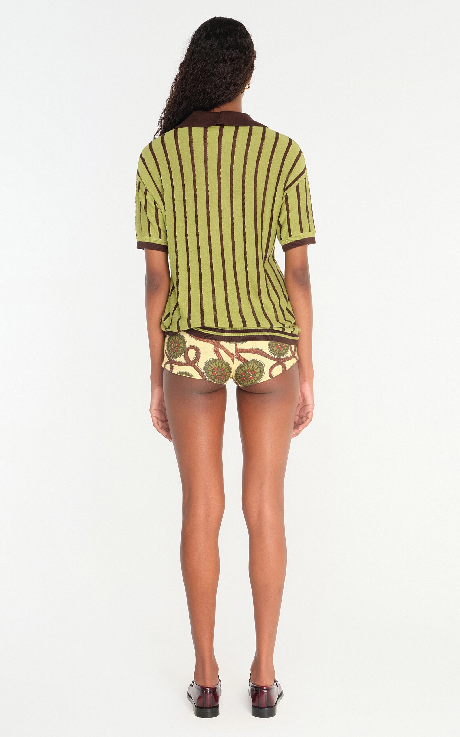 Afra Printed Mini Shorts print - 6