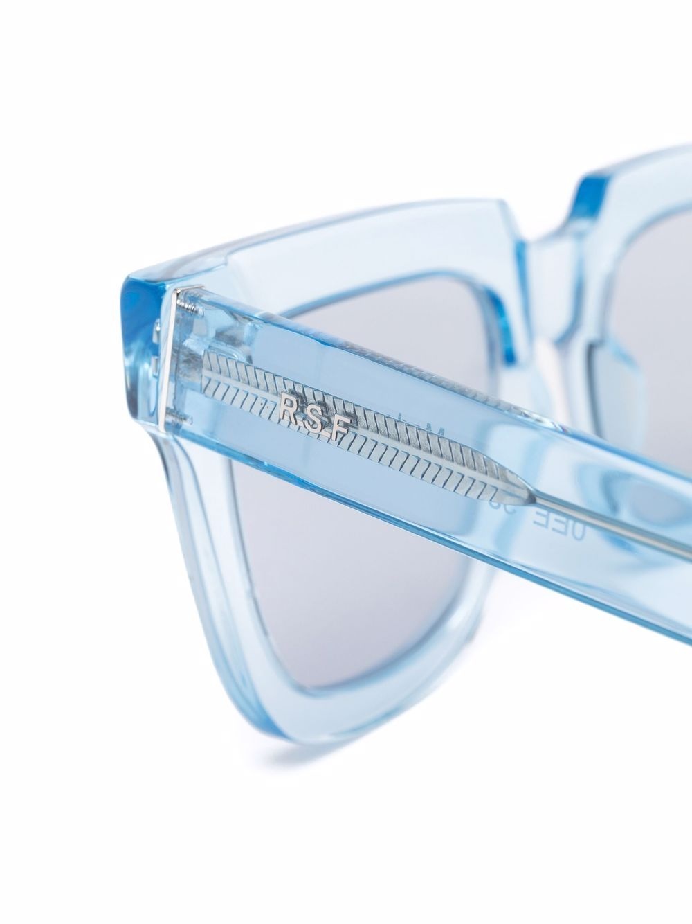 transparent-effect oversize-frame sunglasses - 3