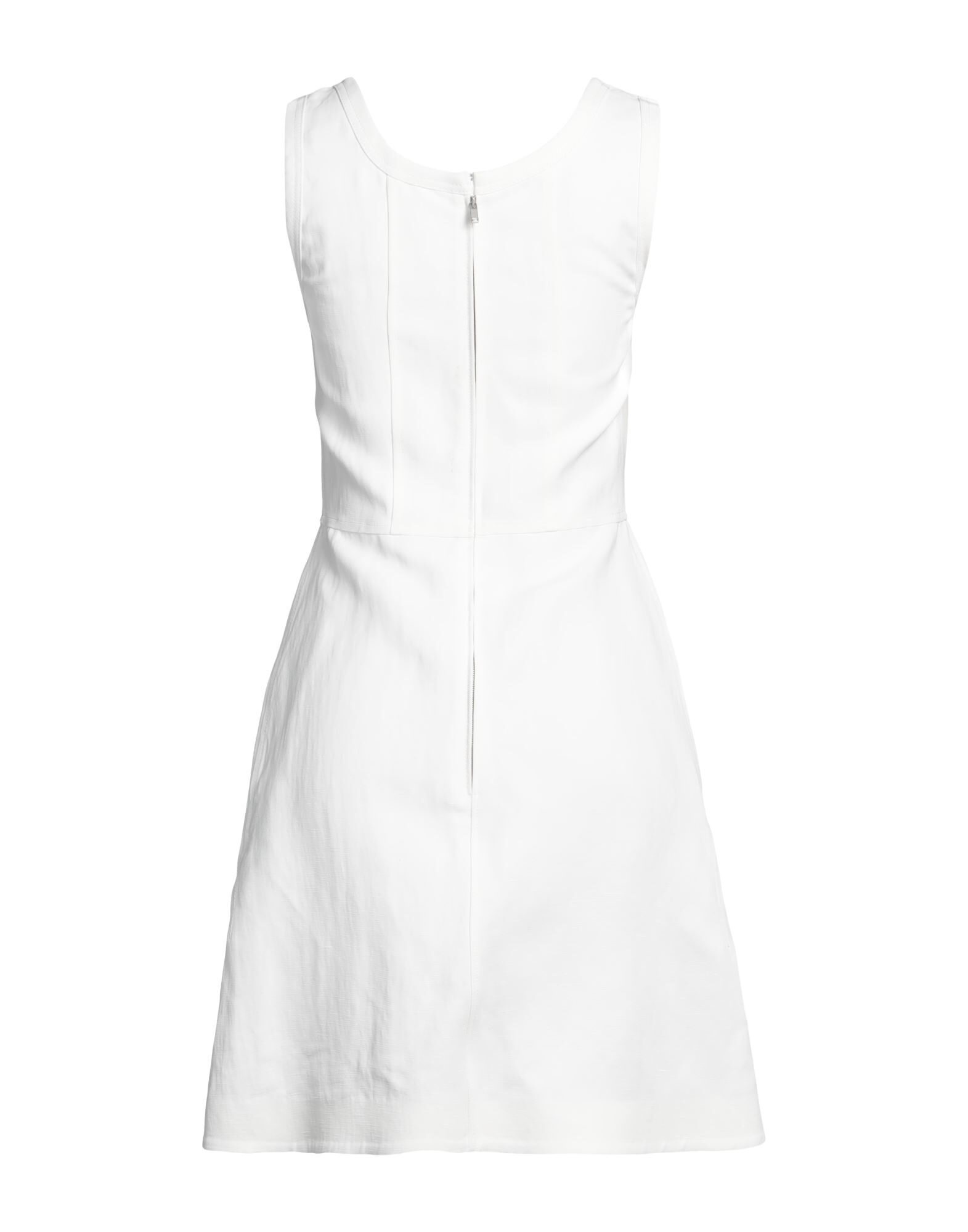 White Women's Short Dress - 2