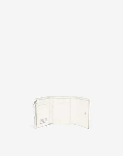 Maison Margiela Tri-fold compact zip wallet outlook
