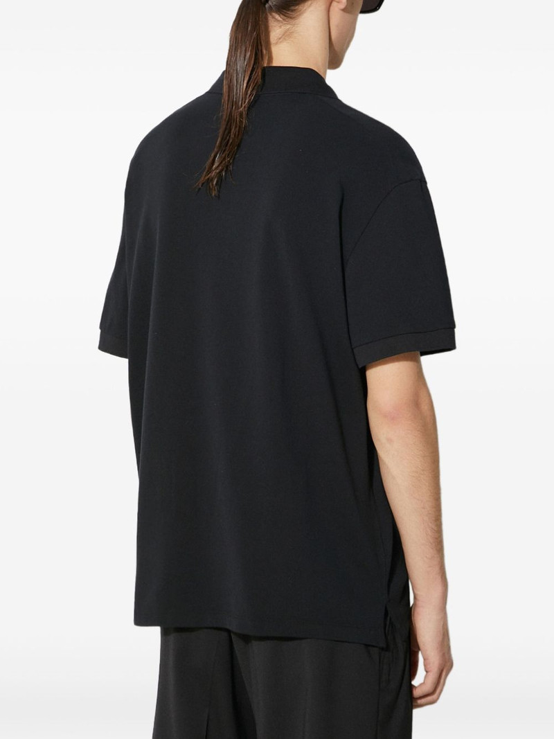 tonal-appliqué short-sleeve polo shirt 4