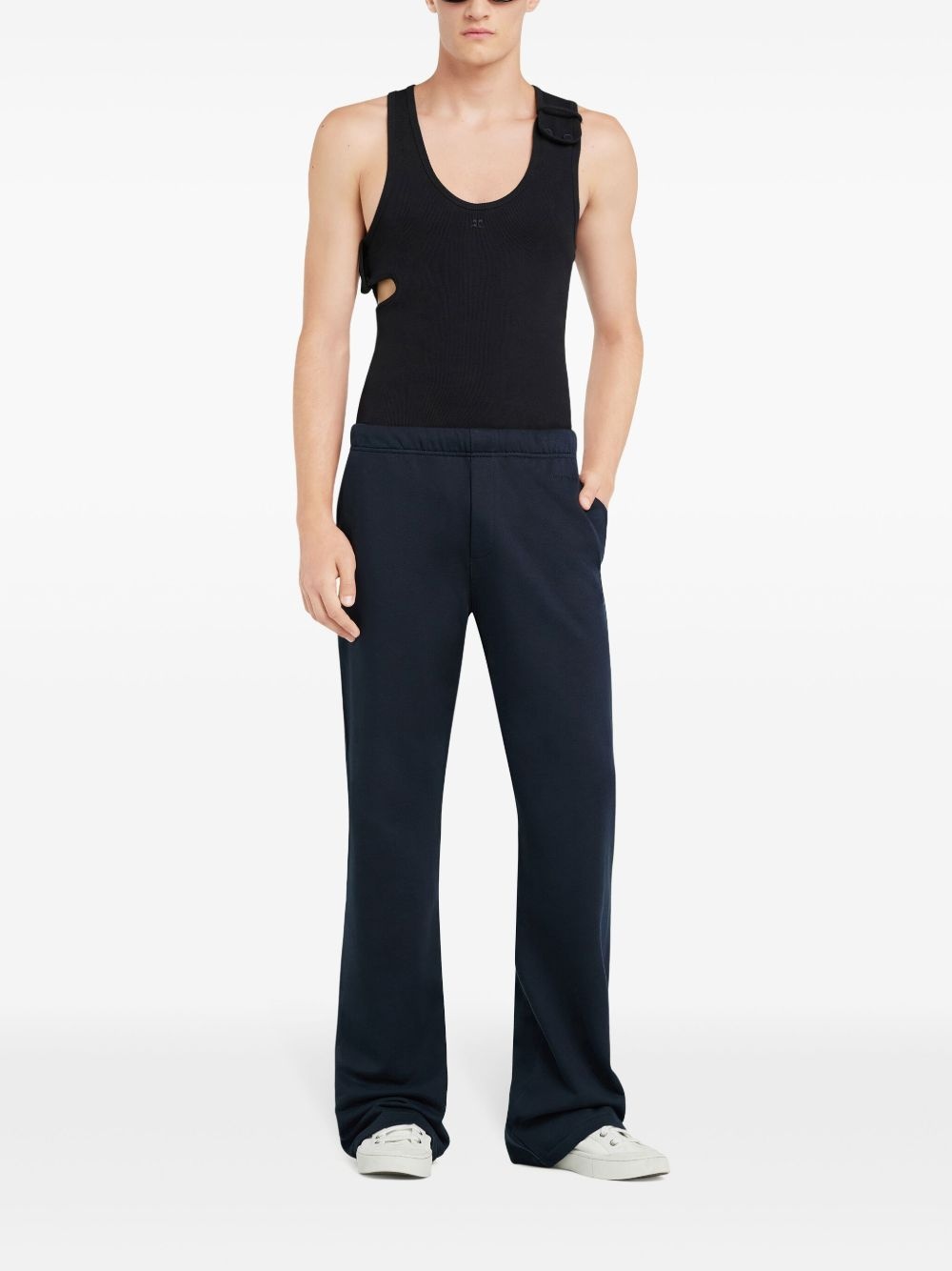 bootcut track pants - 2