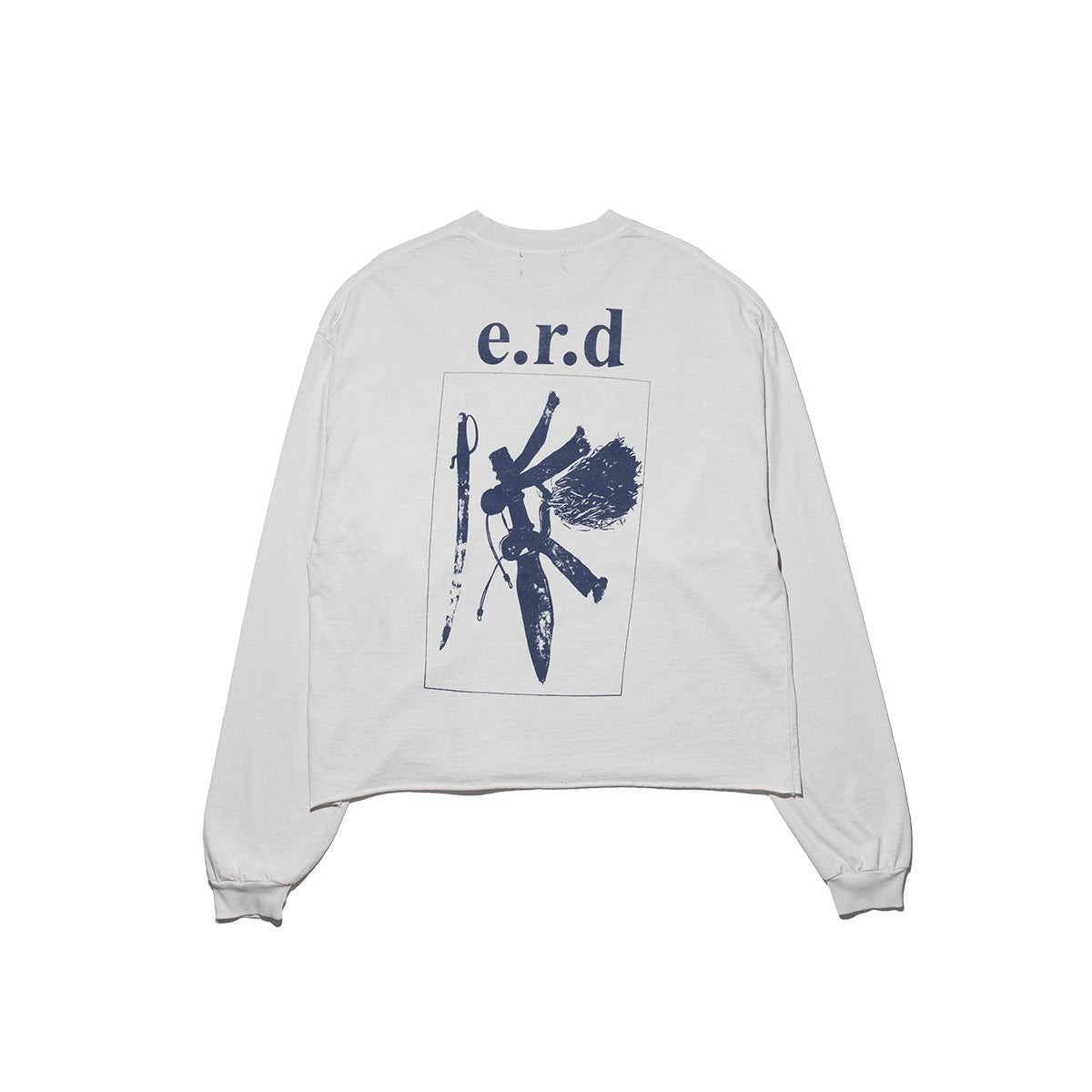 777 LONG SLEEVED T-SHIRT (FADED WHITE) - 2