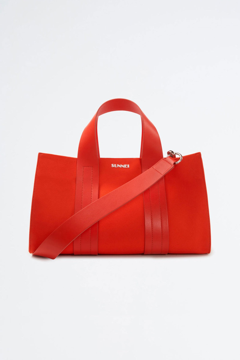 RED MINI PARALLELEPIPEDO BAG 1