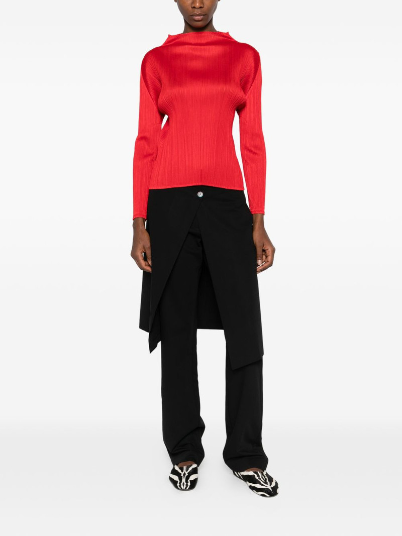 Pleats Please Issey Miyake pleated top outlook