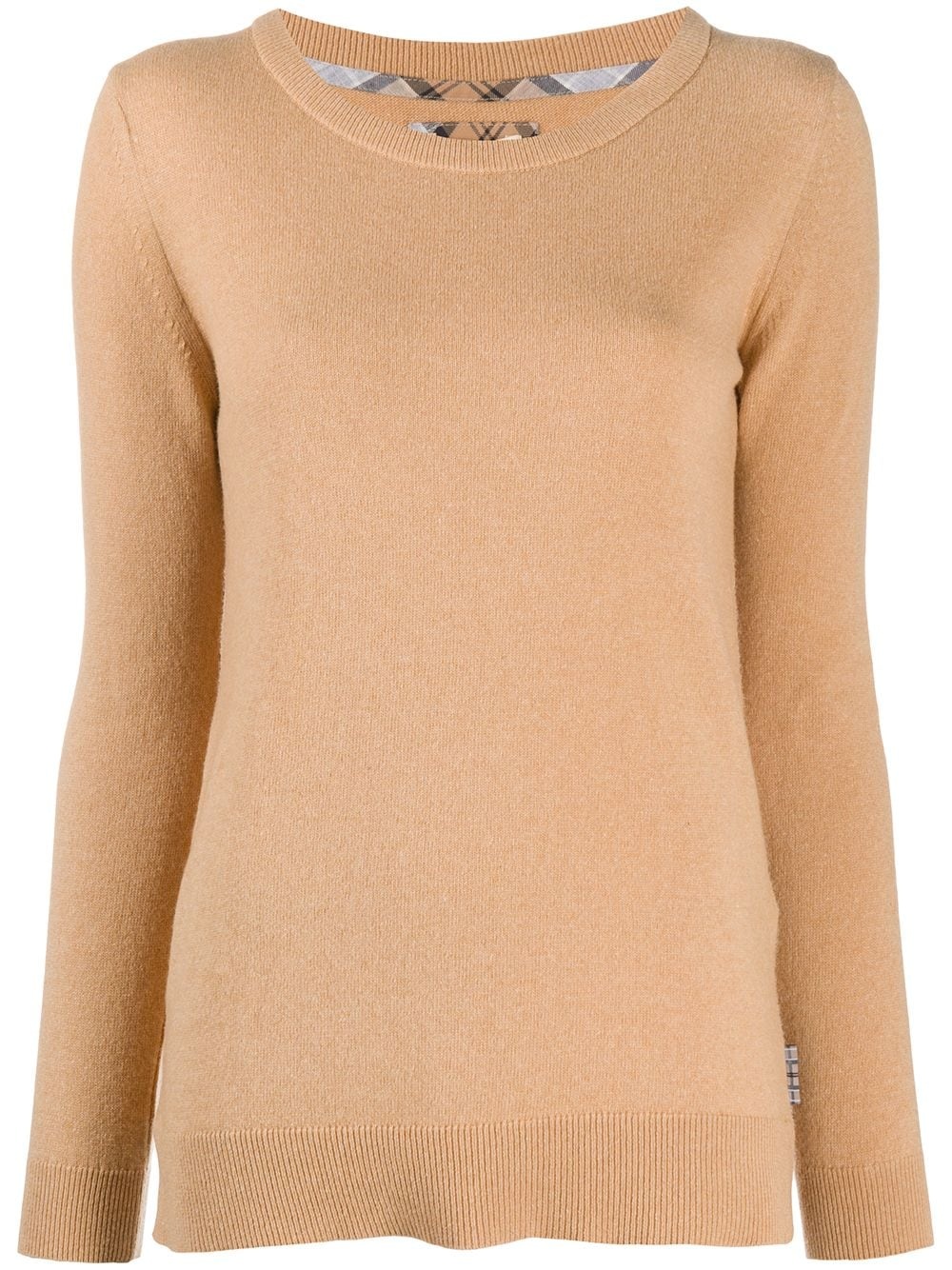 round neck knitted jumper - 1