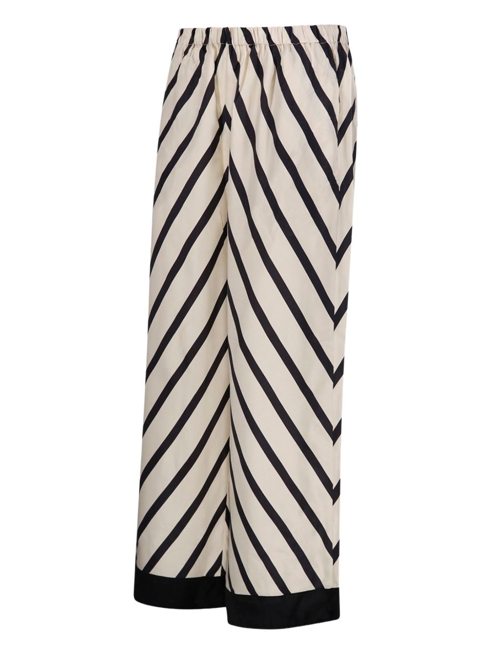 striped wide-leg trousers - 3