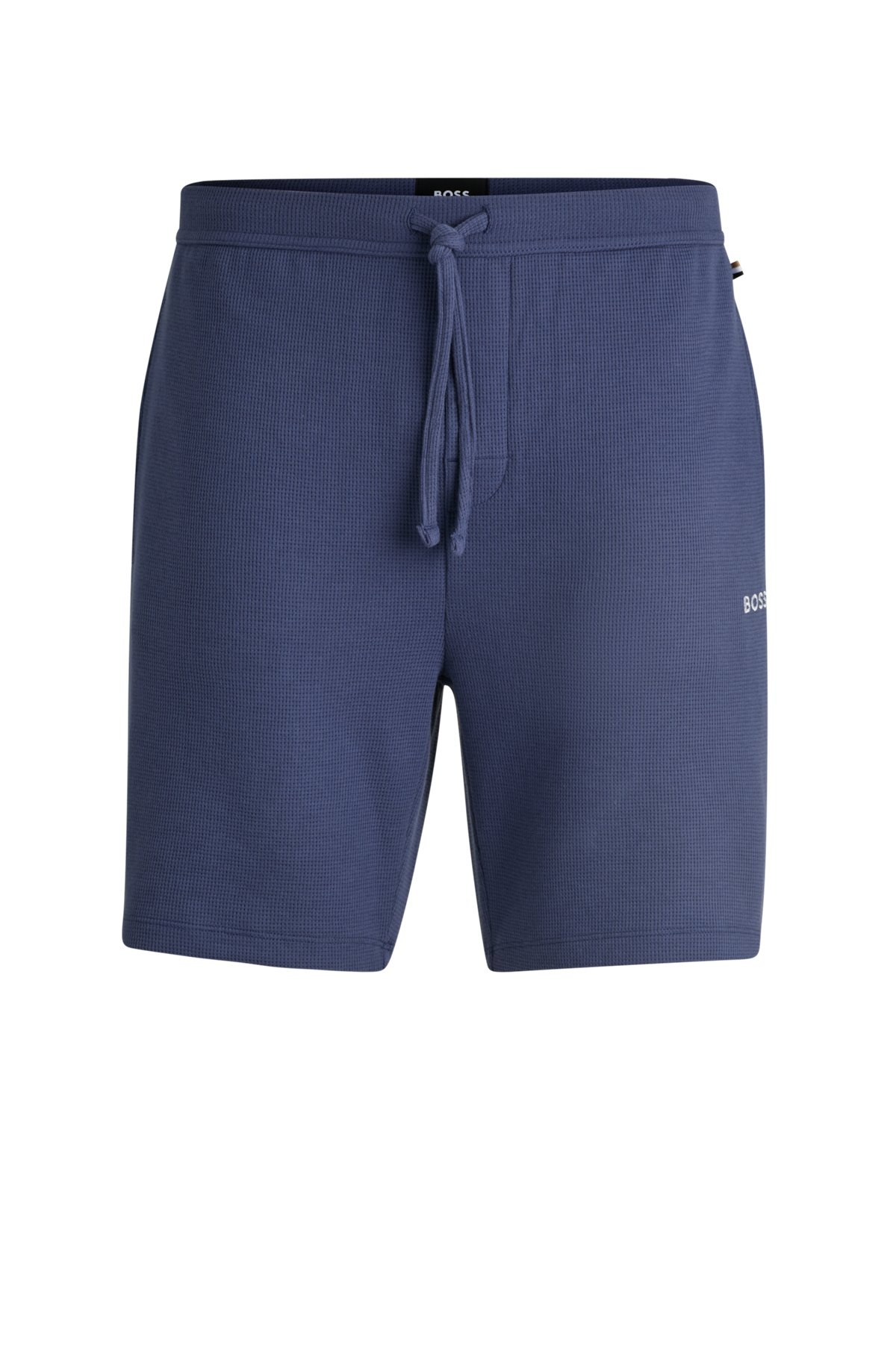 PAJAMA SHORTS WITH EMBROIDERED LOGO - 1