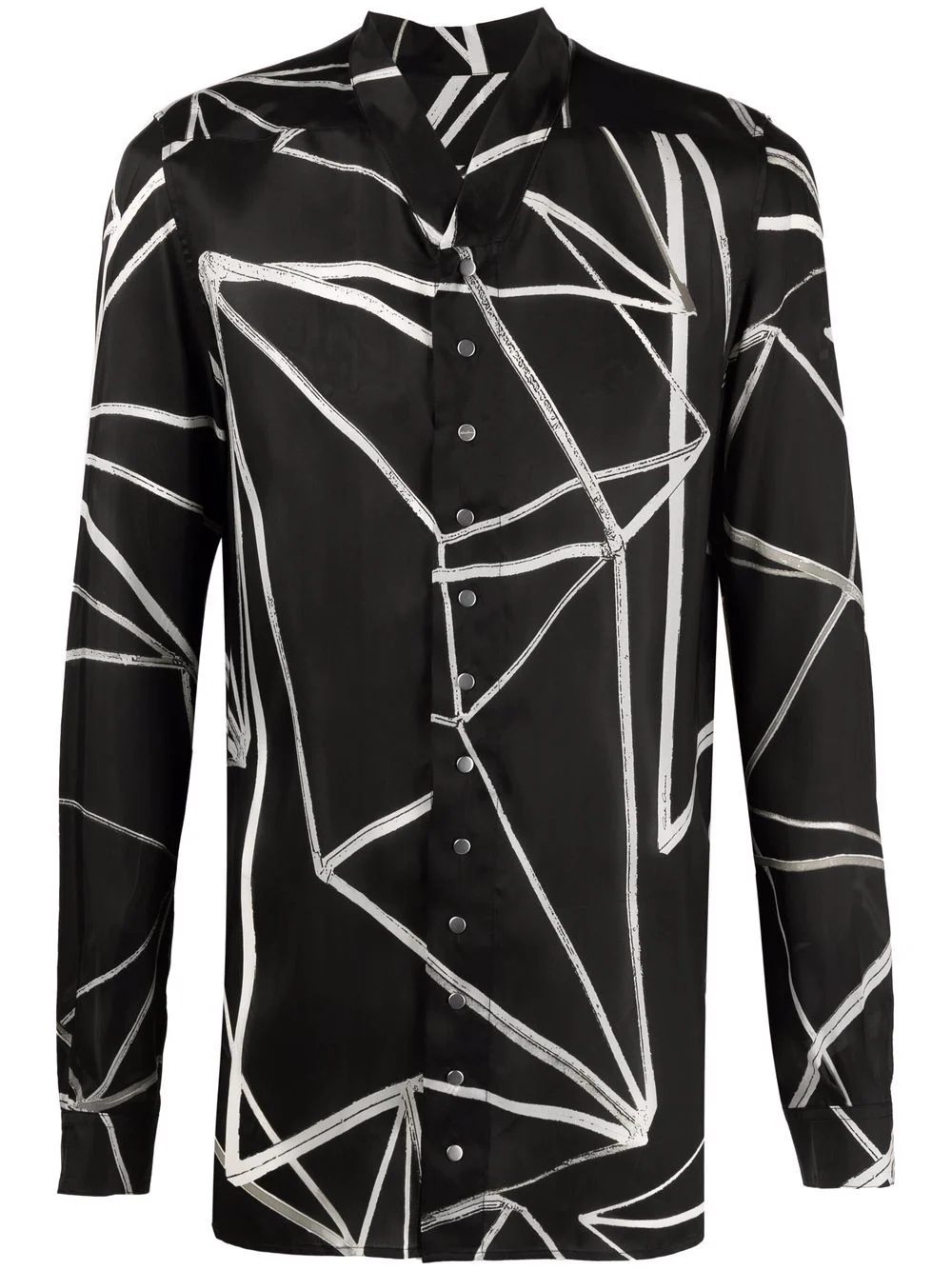 Golf abstract-pattern longsleeved shirt - 1