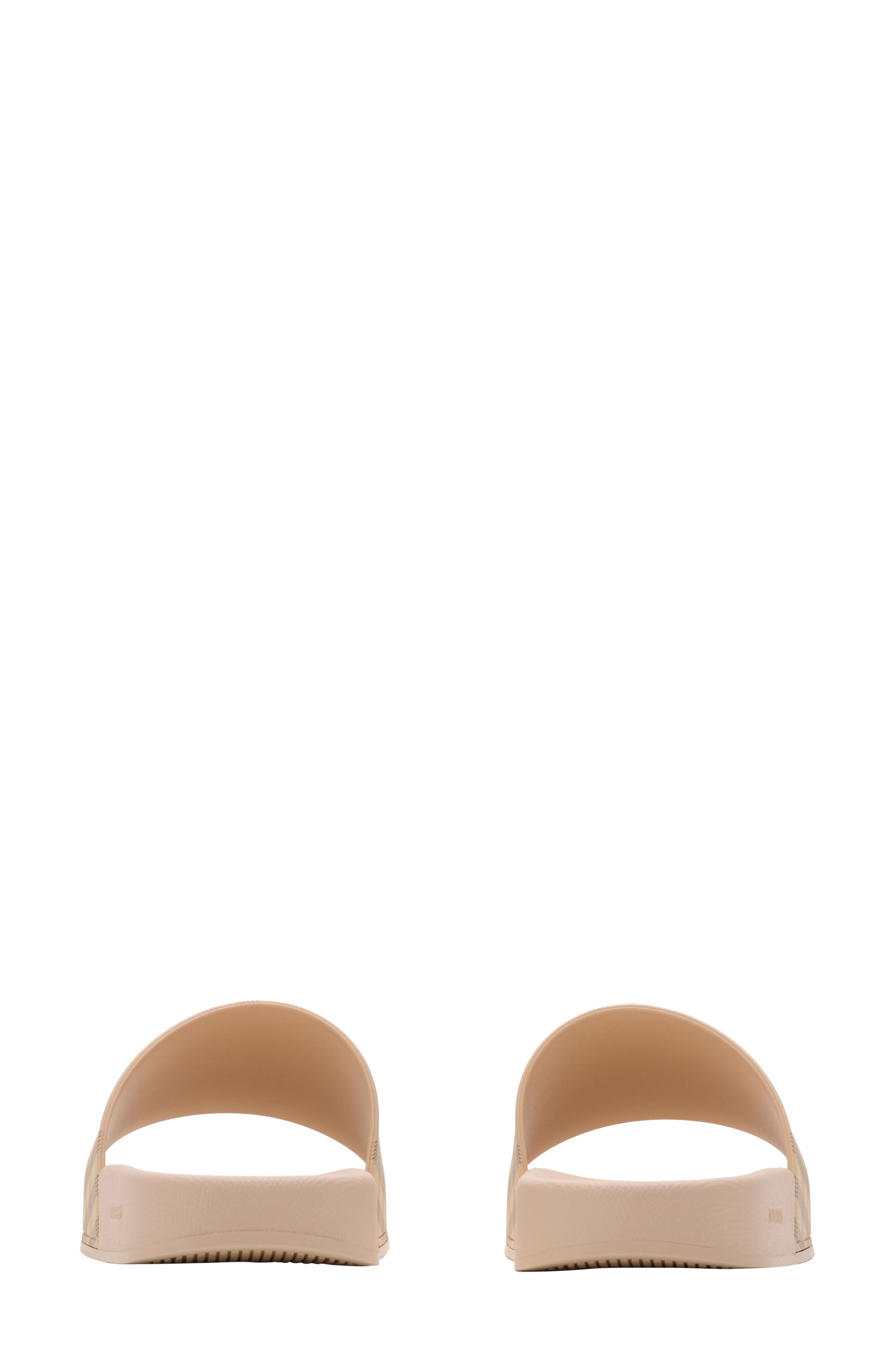 burberry Furley Check Slide Sandal in Teacup Ip Check at Nordstrom - 6