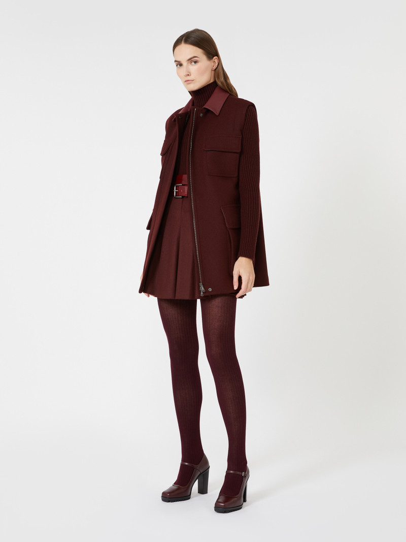 Max Mara BRAVA1234 Camel drap mini skirt outlook