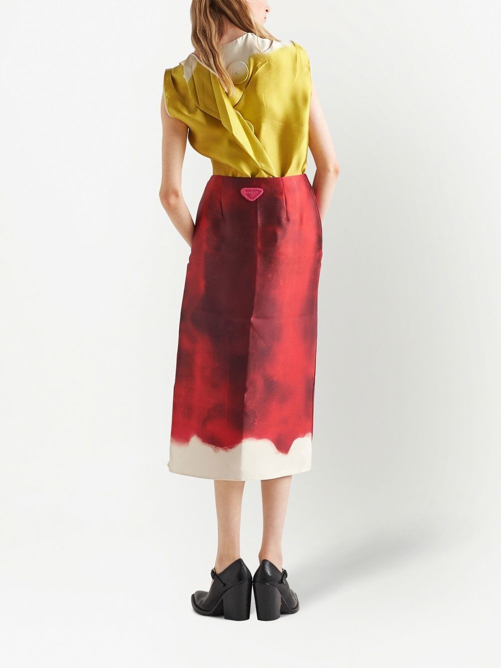 satin sleeveless blouse - 3