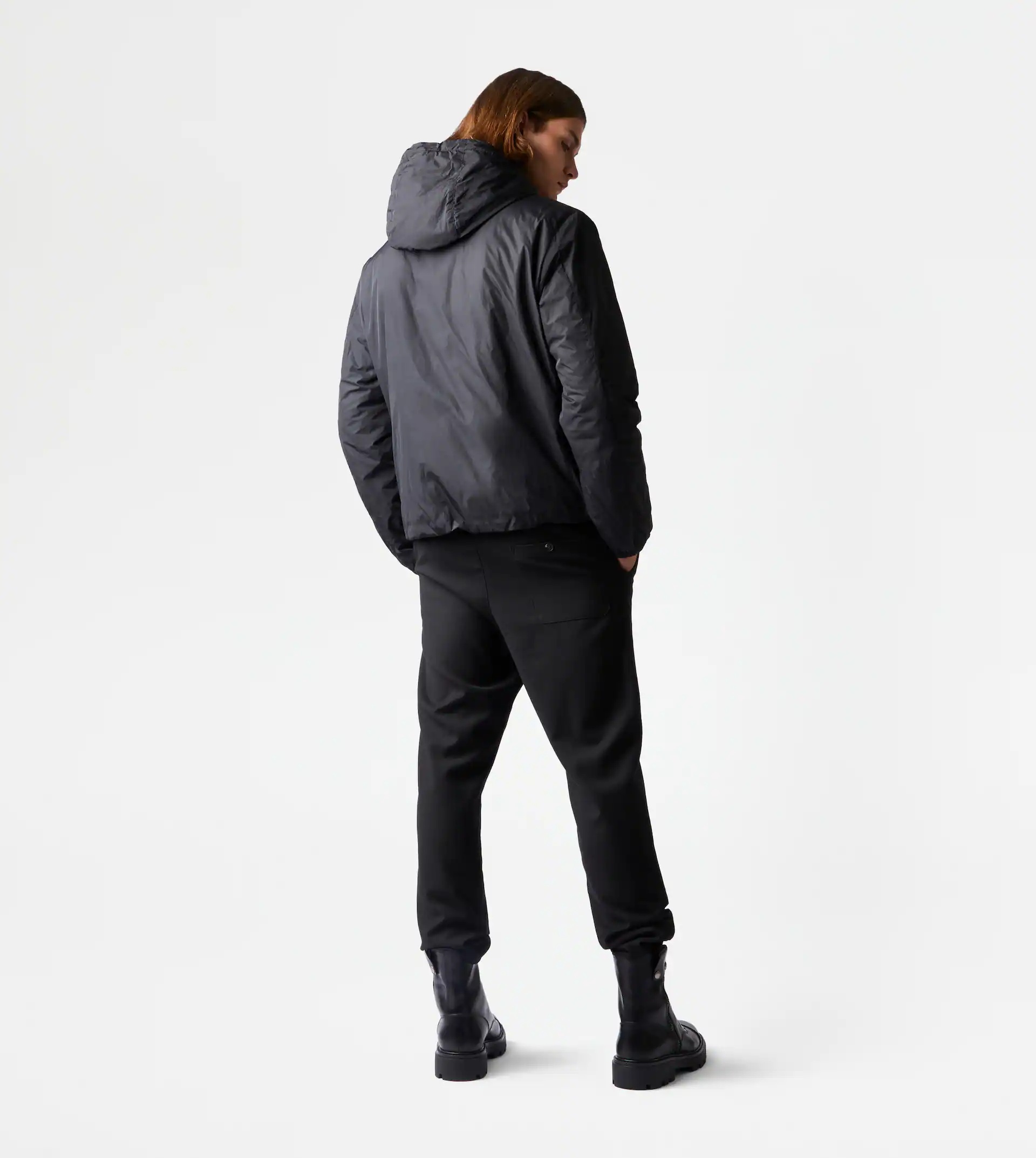 TOD'S PADDED WINDBREAKER - BLACK - 3