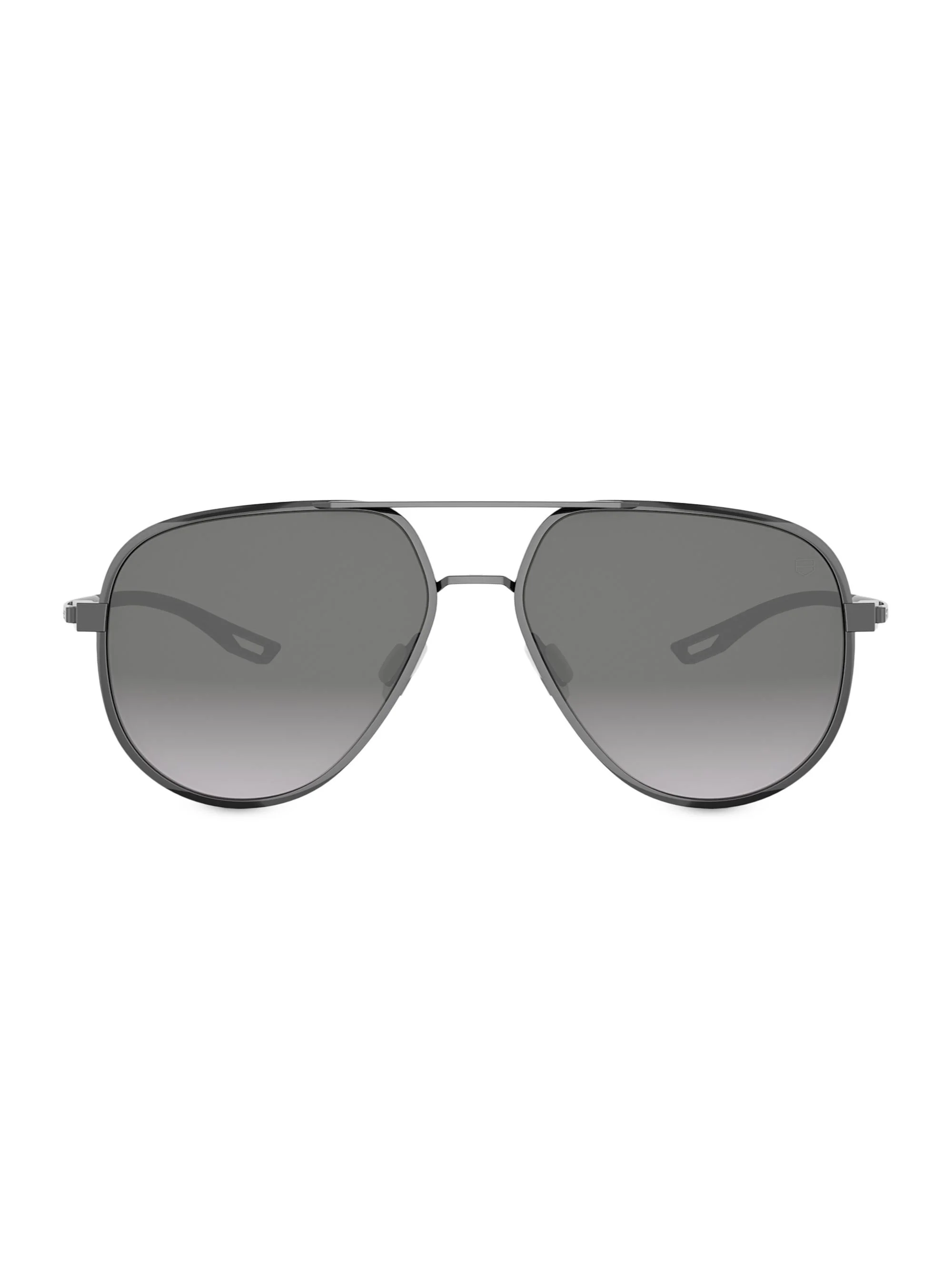 Men's Jack Heuer 57MM Pilot Sunglasses - Dark Ruthenium Gradient Smoke - 1