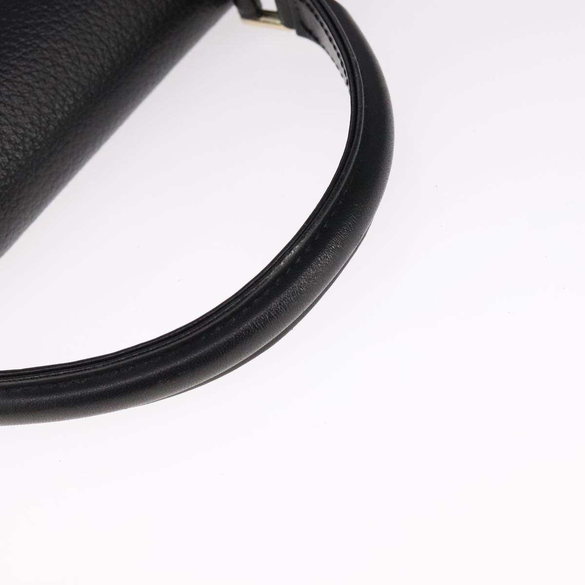 Burberry Hand Bag Leather Black - 7