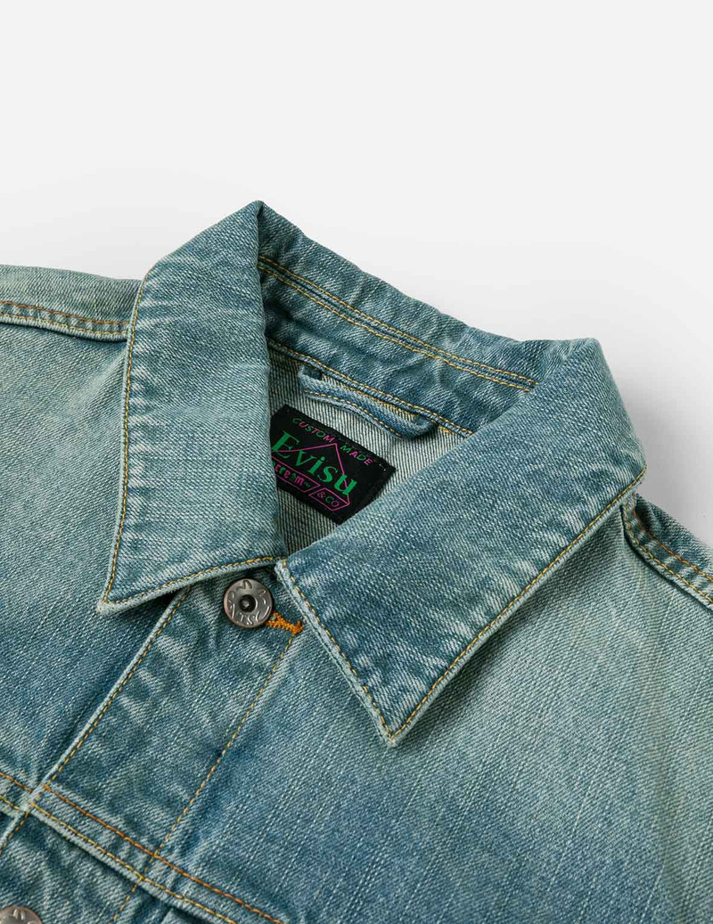 【EXCLUSIVE】EVISU X ICECREAM Seagull Denim Jacket 11