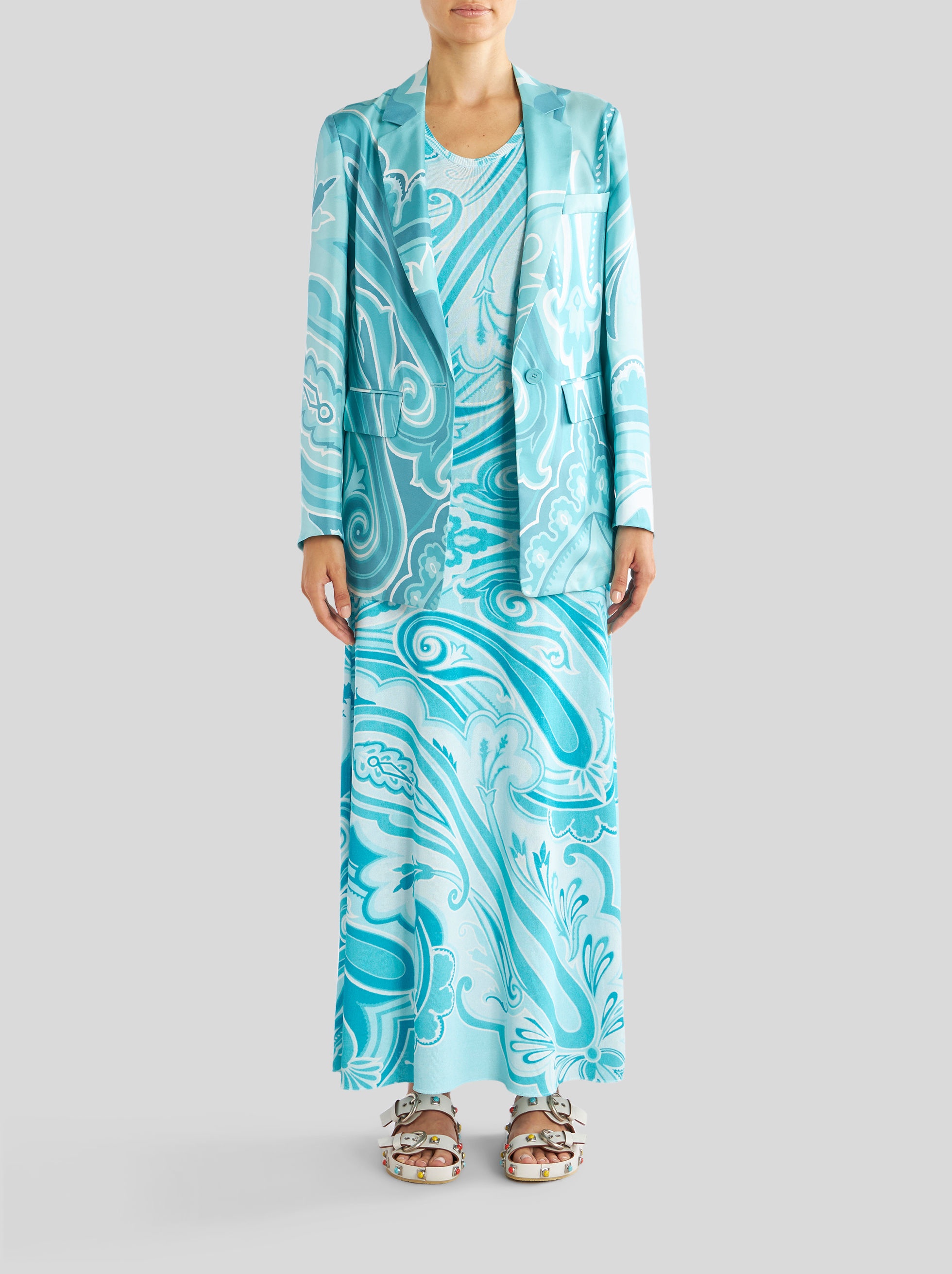 SILK JACKET WITH PAISLEY PATTERNS - 4
