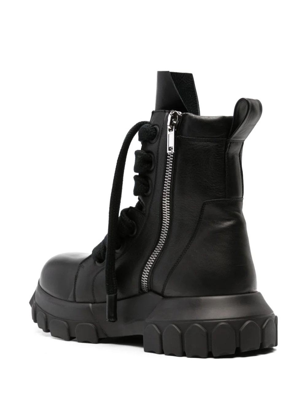 RICK OWENS Men Jumbo lace Laced up Bozo Tractor Boots - 3