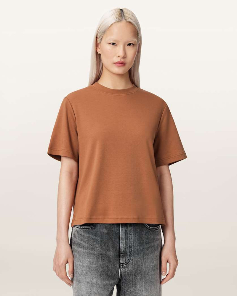 ALLSAINTS LISA BOXY CREW NECK T-SHIRT outlook