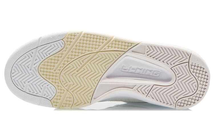 (WMNS) Li-Ning Classic Basketball Shoes 'White Yellow' AGBR082-2 - 6