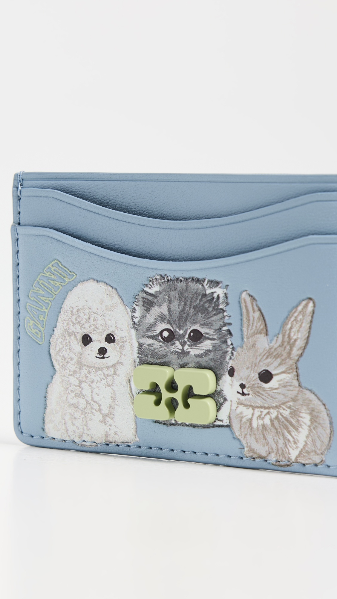 GANNI Ganni Bou Card Holder Animals | shopbop | REVERSIBLE