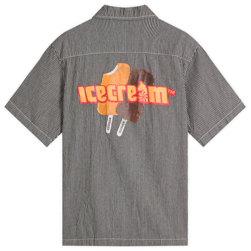 ICECREAM END. x ICECREAM Popsicle Hickory Denim Shirt outlook