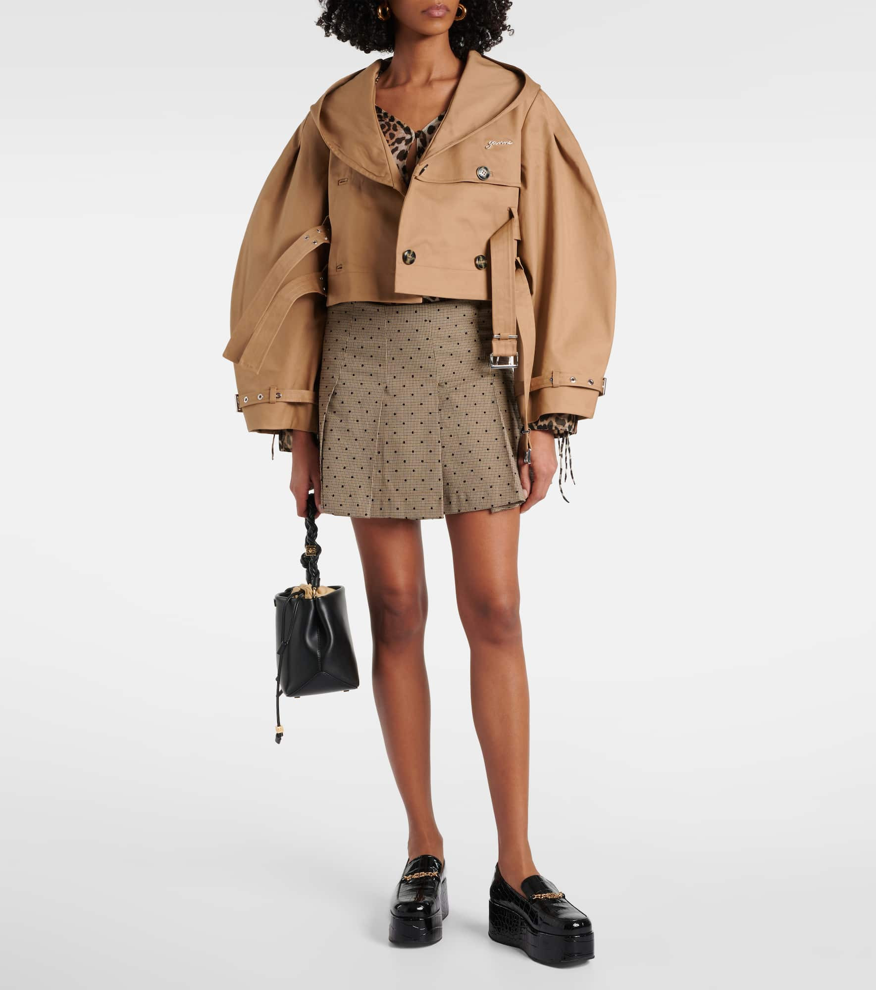 Double-breasted cotton jacket - 2