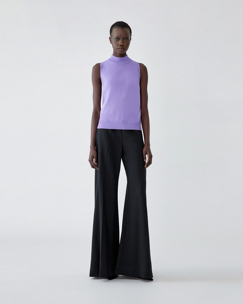 CAROLINA HERRERA Sleeveless Mock-Neck Top outlook
