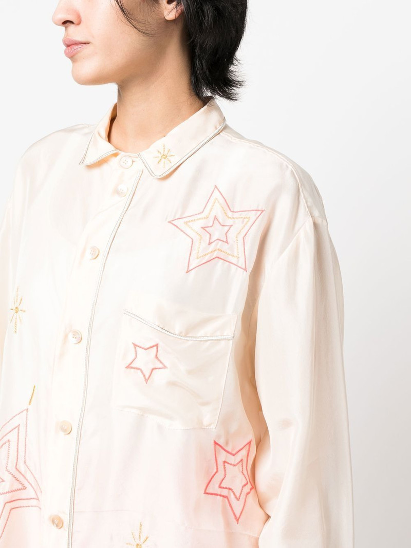 star-print long-sleeve shirt 5