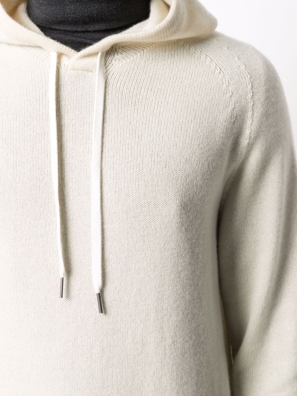 seamless cashmere hoodie - 5