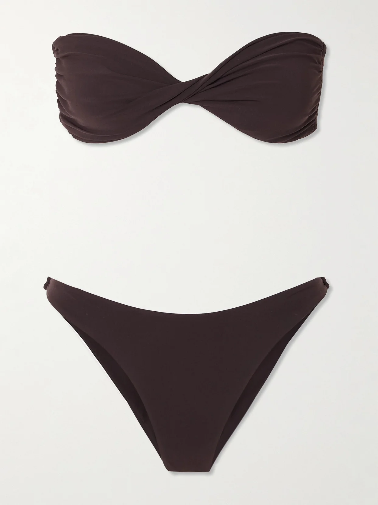 Ottantasei Twist-front Bandeau Bikini - 1