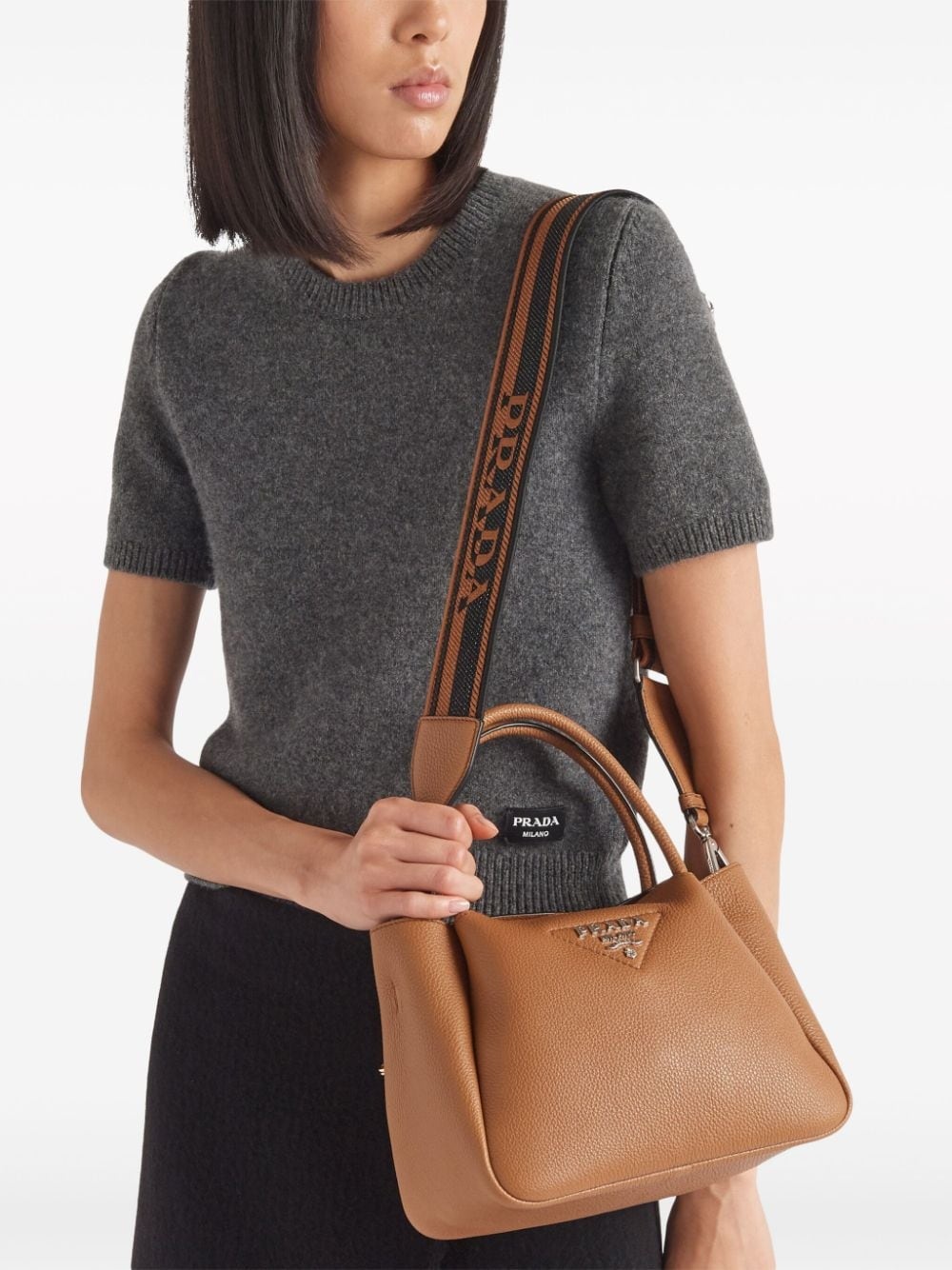 Prada Mini Logo-embellished Shoulder Bag