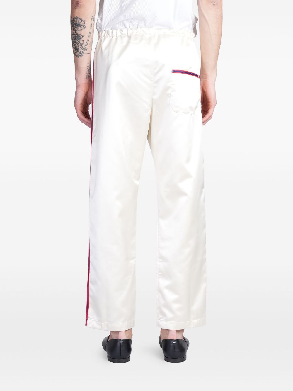 strap-detail track pants - 4
