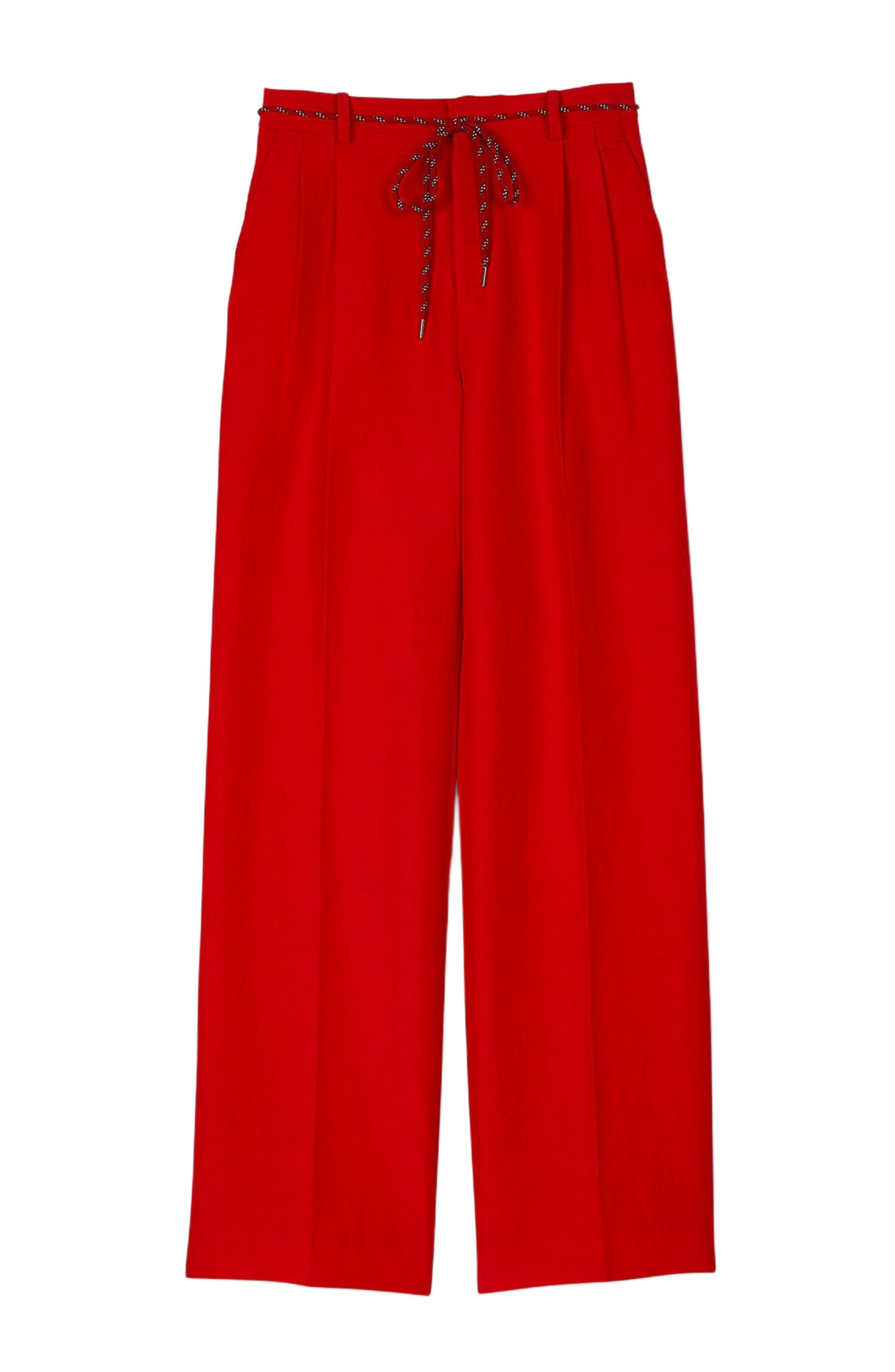 SANDRO Drawstring trousers in Red at Nordstrom - 5