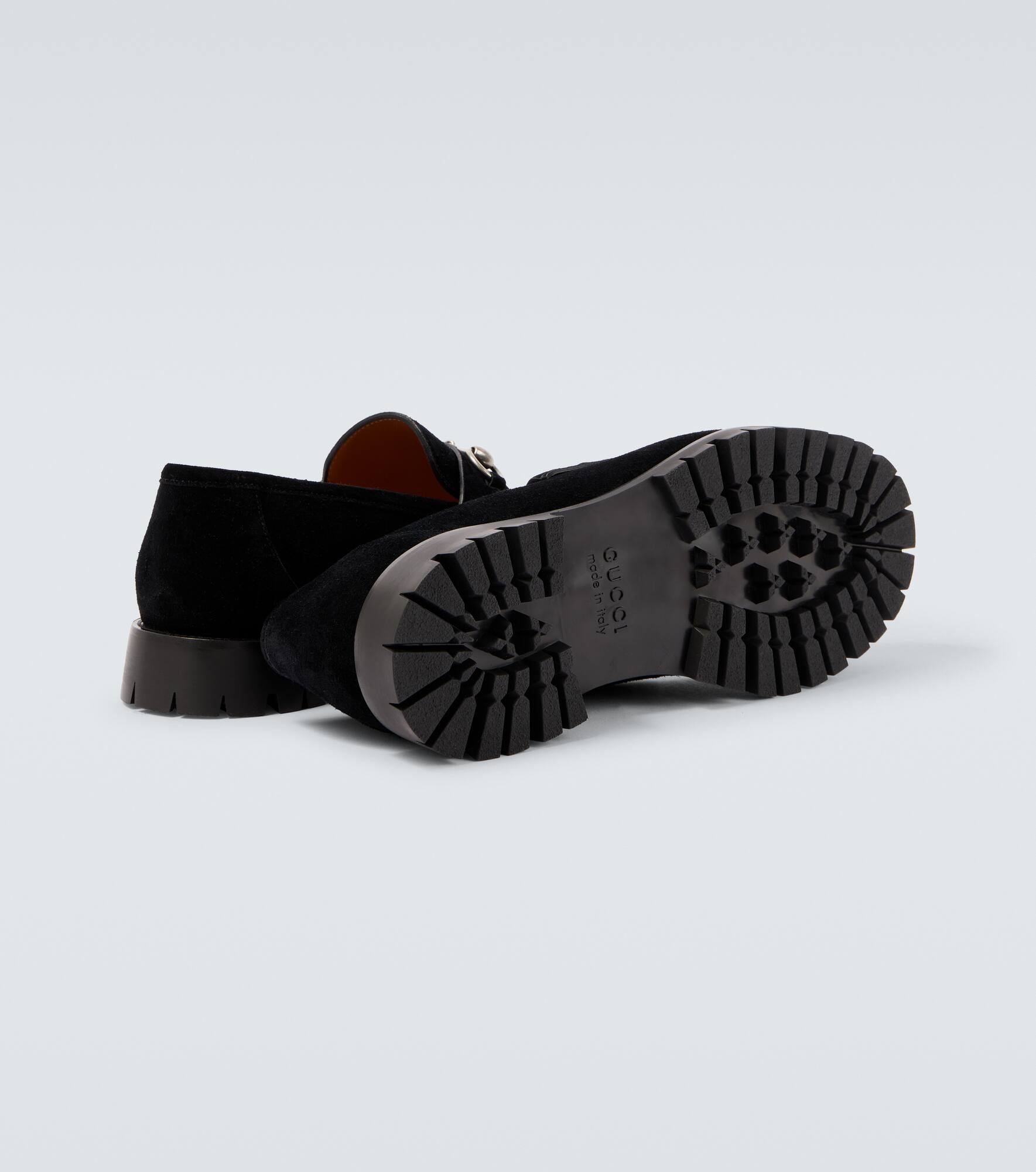 Horsebit suede loafers - 7