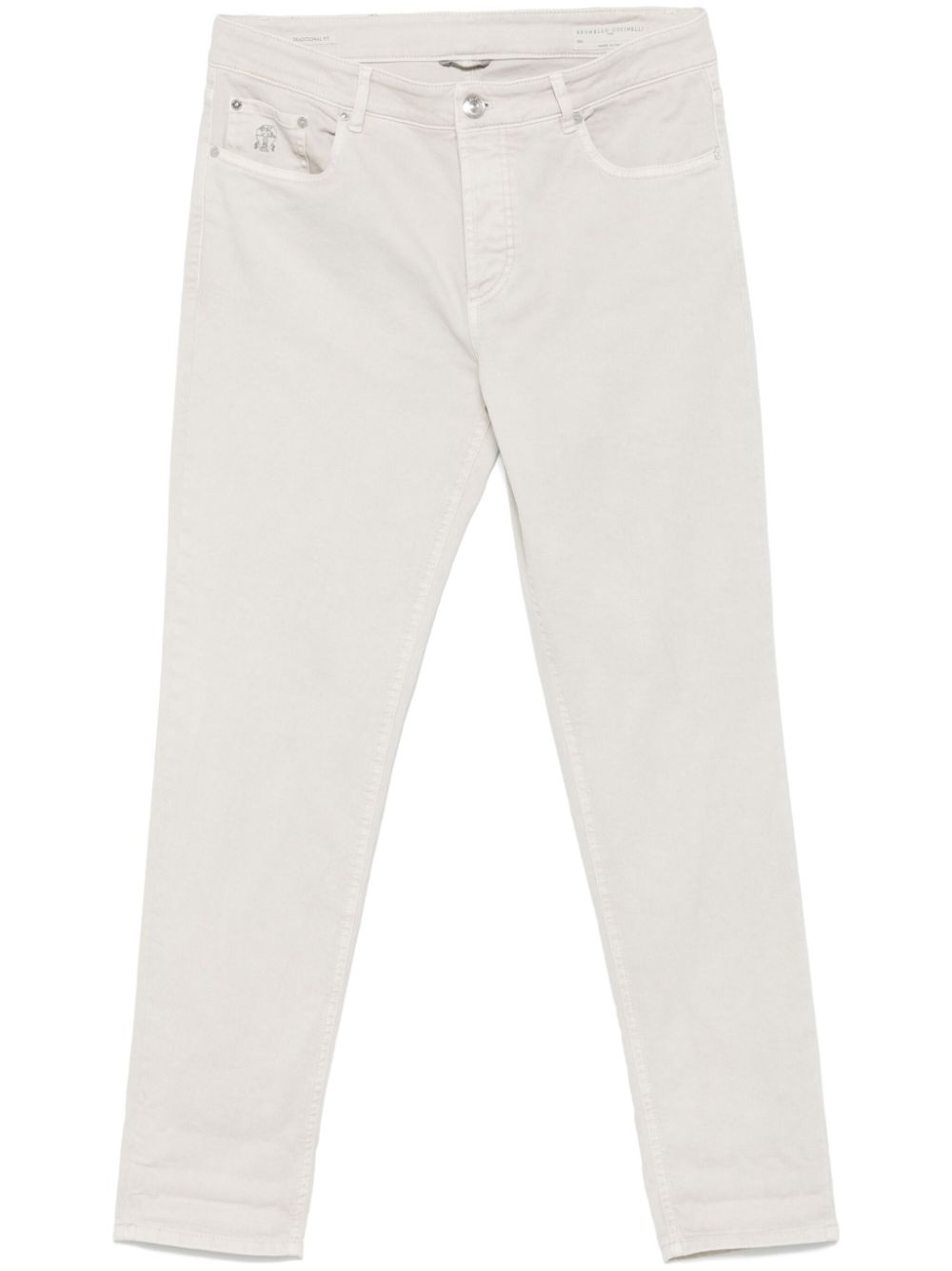 logo-patch jeans - 1